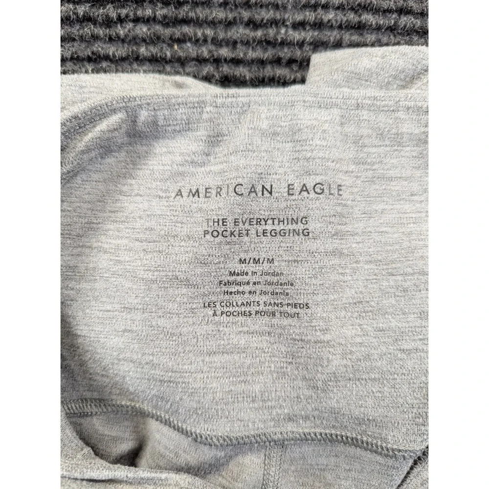 American Eagle Outfitters The Everything Pocket Legging Pants Womens M Gray Yoga